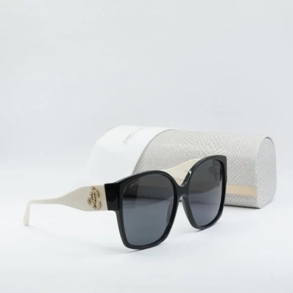 JIMMY CHOO NOEMI 09HT IR OVERSIZED SUNGLASSES NWT main image 4